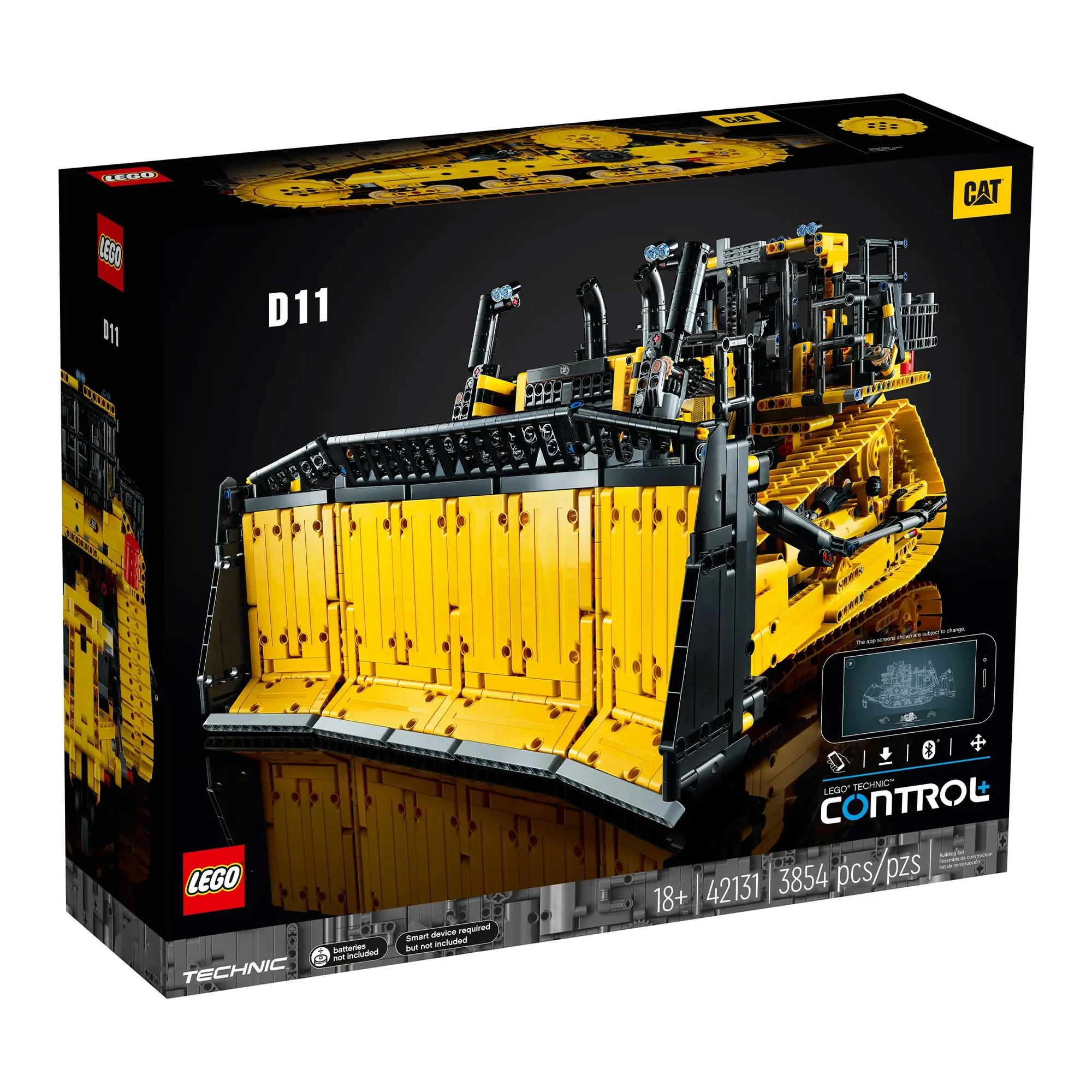 Авто-конструктор LEGO Бульдозер Cat D11 з Д/У (42131)
