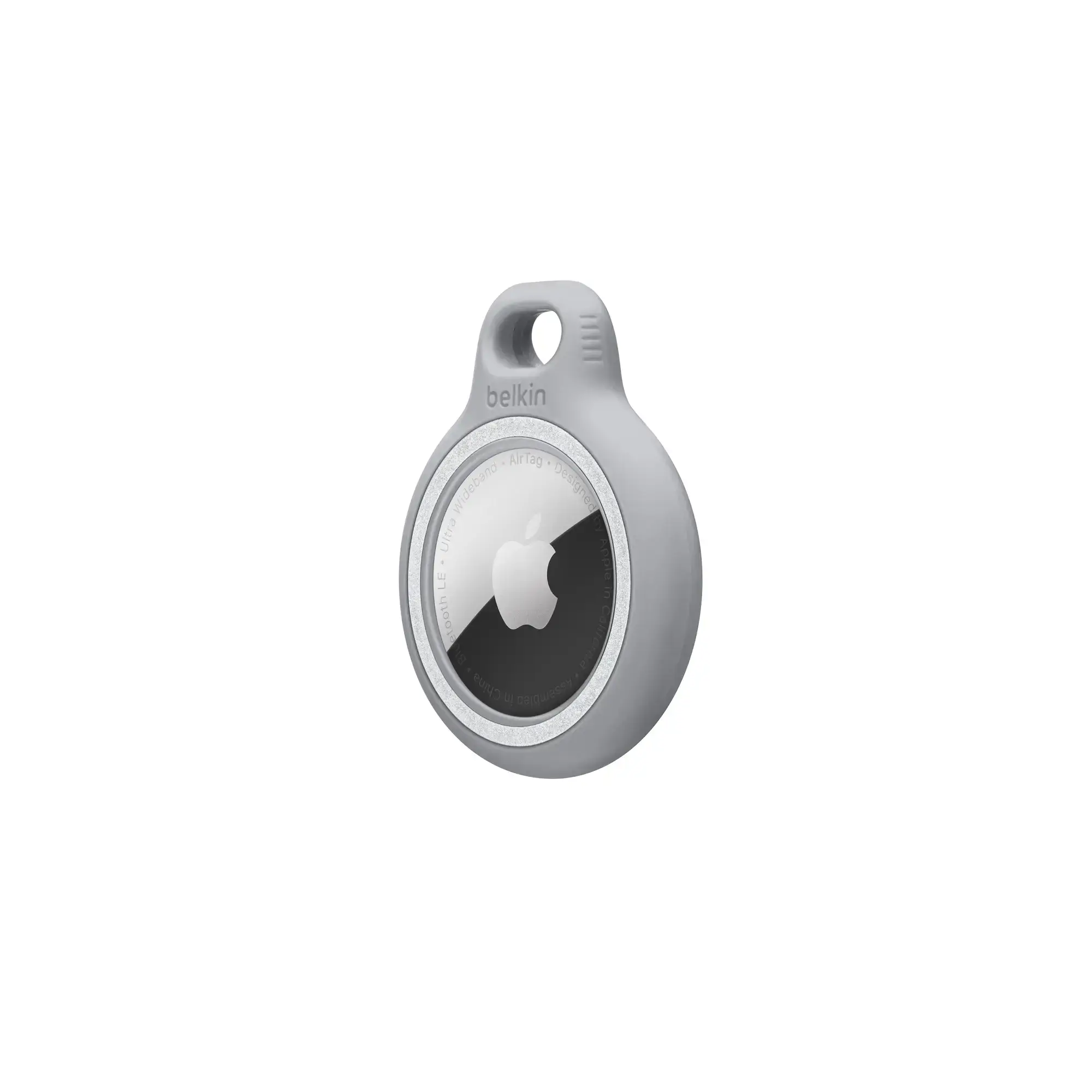Belkin Reflective Secure Holder with Key Ring for AirTag 1 шт - Light Gray (MSC011dsGS)