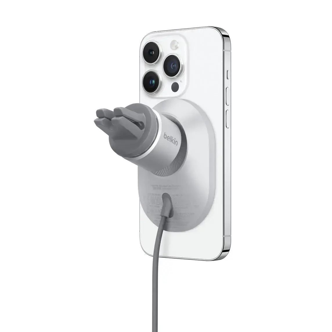Бездротовий автомобільний зарядний пристрій Belkin BOOST↑CHARGE PRO Wireless Car Charger with MagSafe 15W (WIC008dsGR)