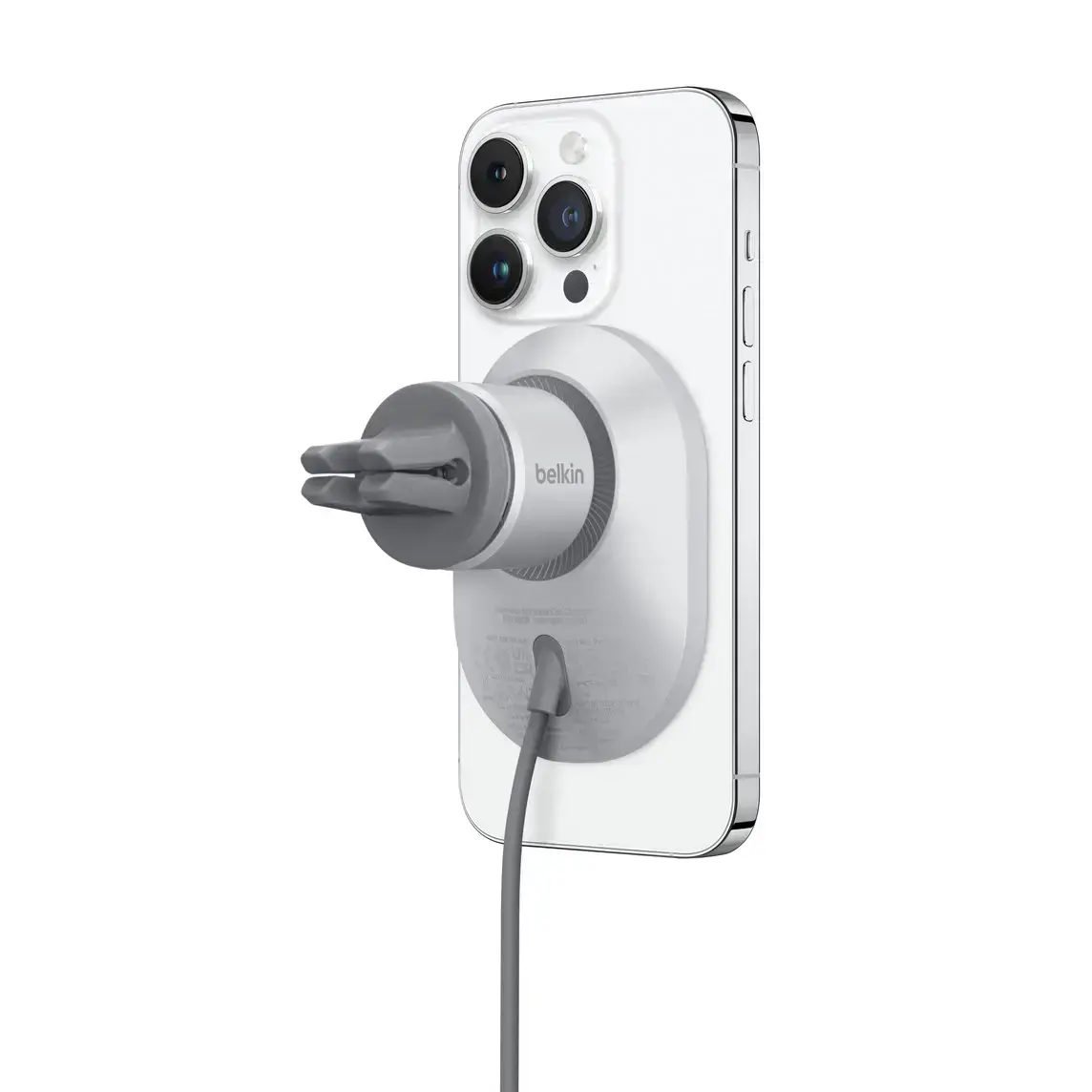 Бездротовий автомобільний зарядний пристрій Belkin BOOST↑CHARGE PRO Wireless Car Charger with MagSafe 15W (WIC008dsGR)