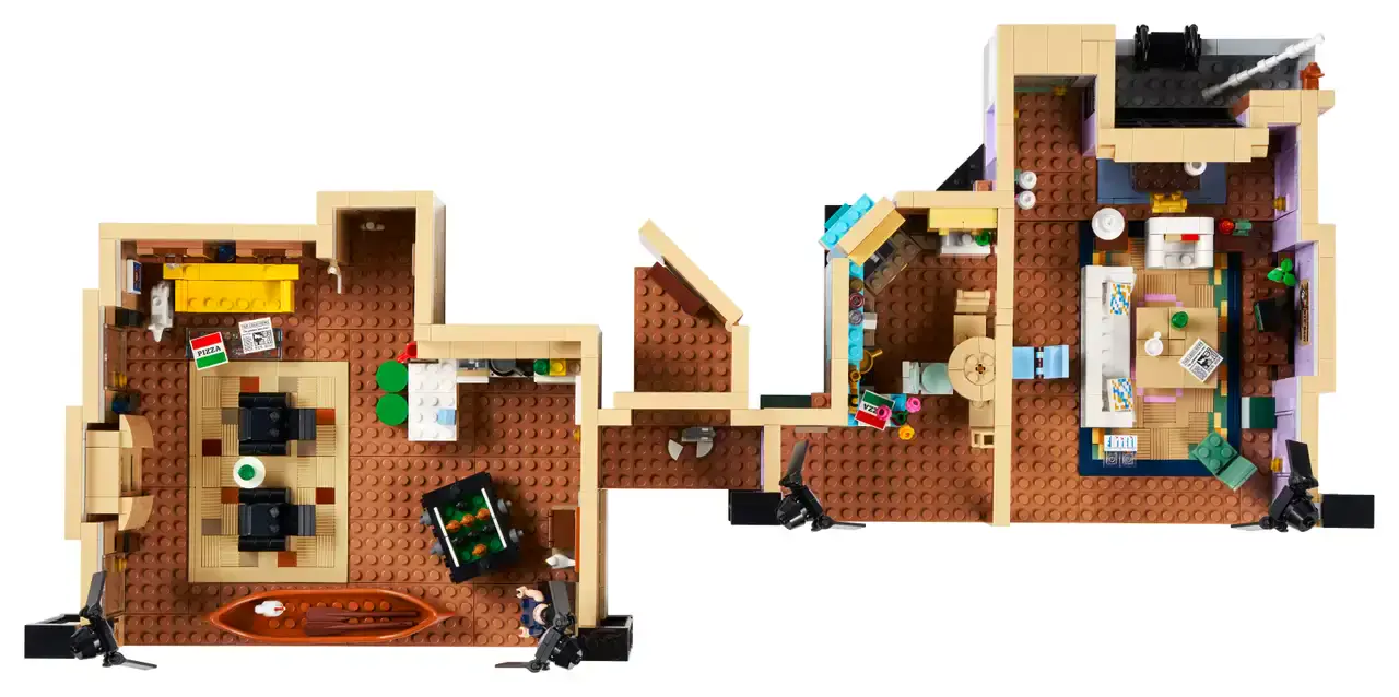Блоковий конструктор LEGO Апартаменти Friends (10292)