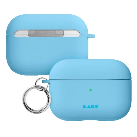 Чехол LAUT HUEX PASTEL для AirPods Pro 2nd Gen - Baby Blue (L_APP2_HXP_BL)