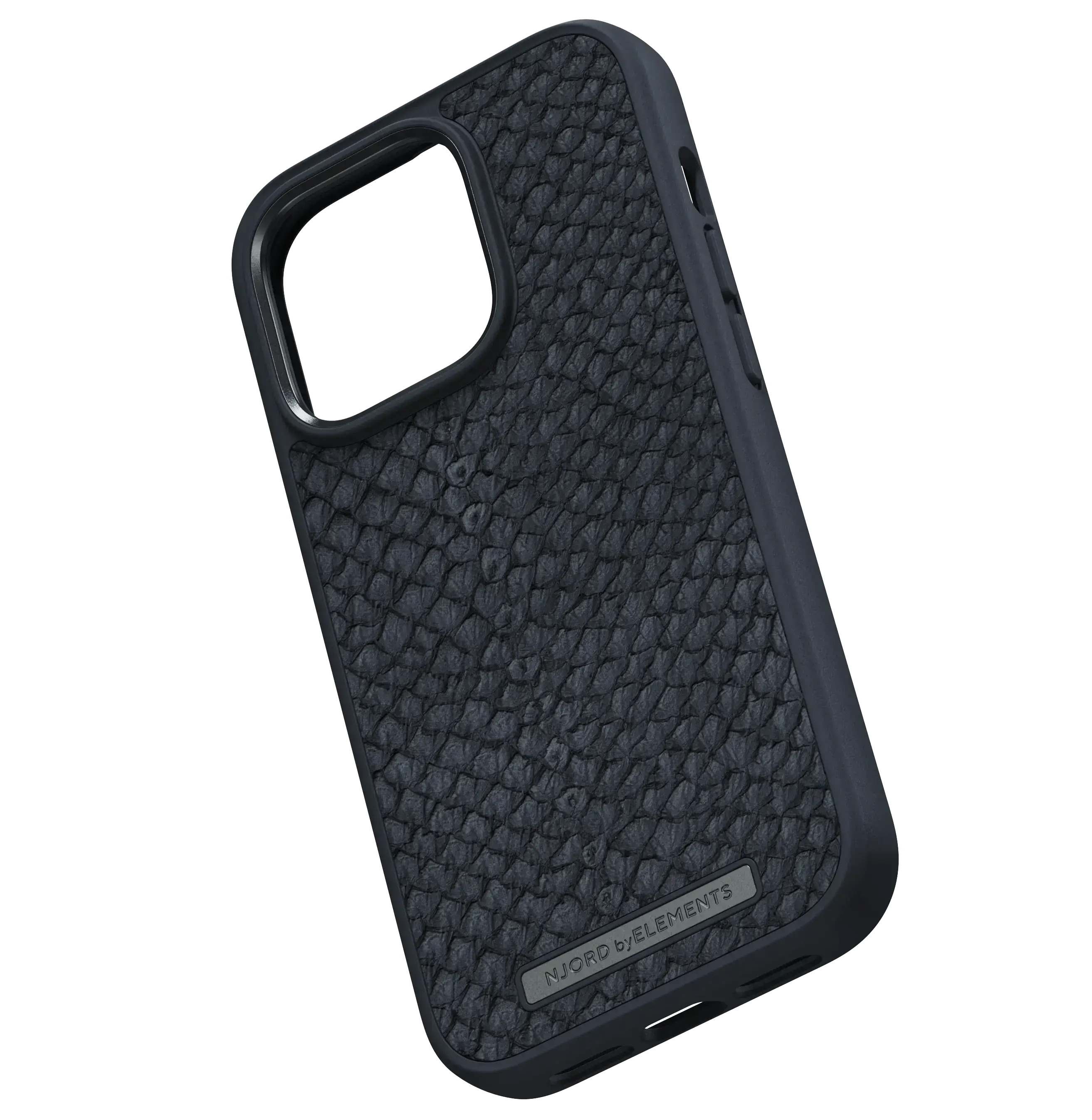 Чохол Njord Salmon Leather Magsafe Case for iPhone 14 Pro - Black (NA43SL00)