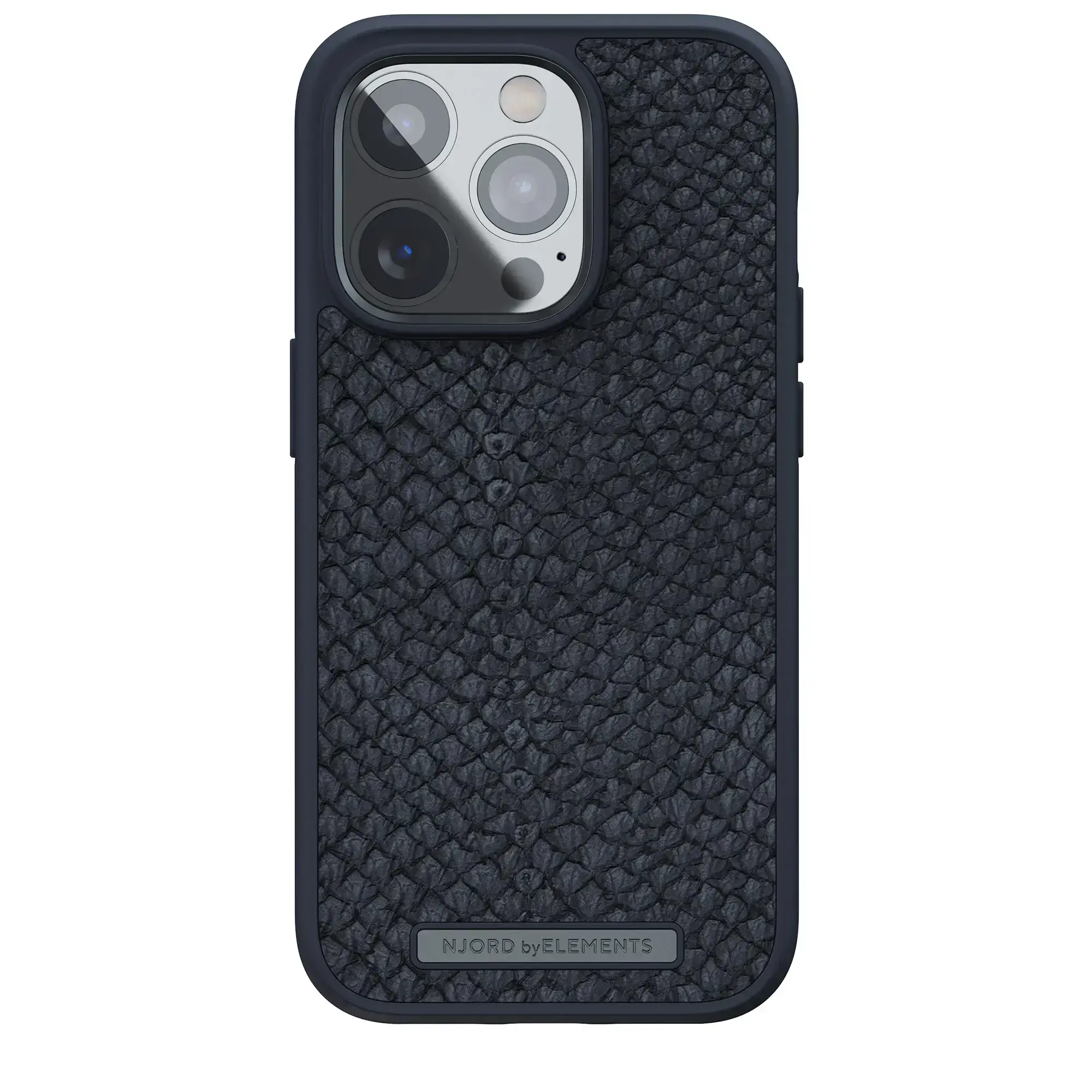 Чохол Njord Salmon Leather Magsafe Case for iPhone 14 Pro - Black (NA43SL00)