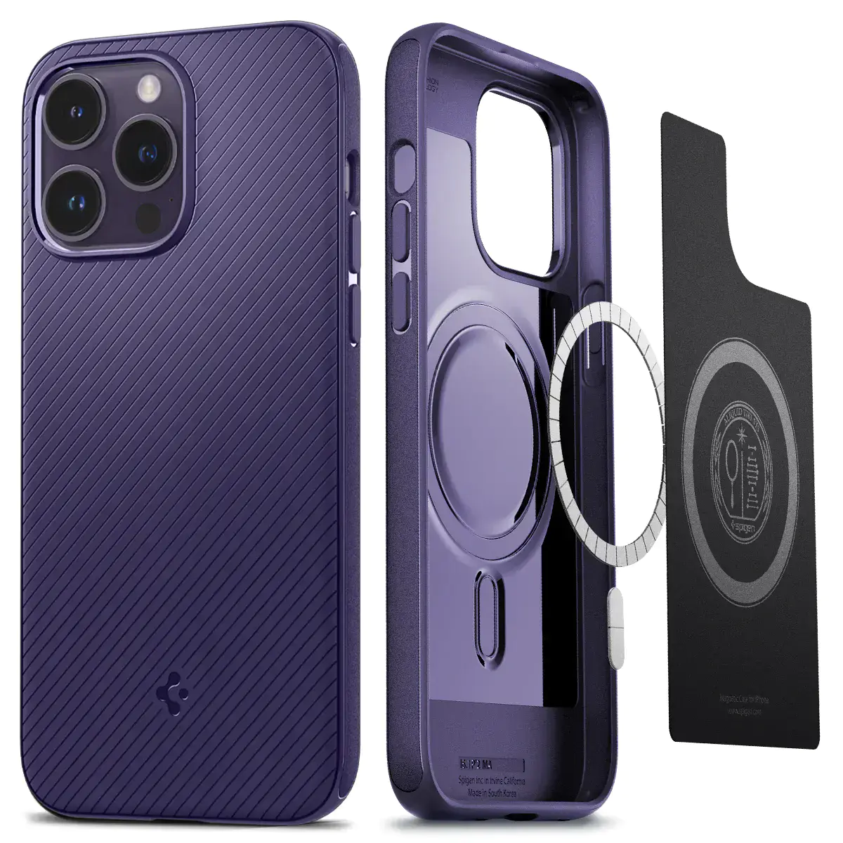 Чехол Spigen iPhone 14 Pro Max Mag Armor - Deep Purple (ACS05584)