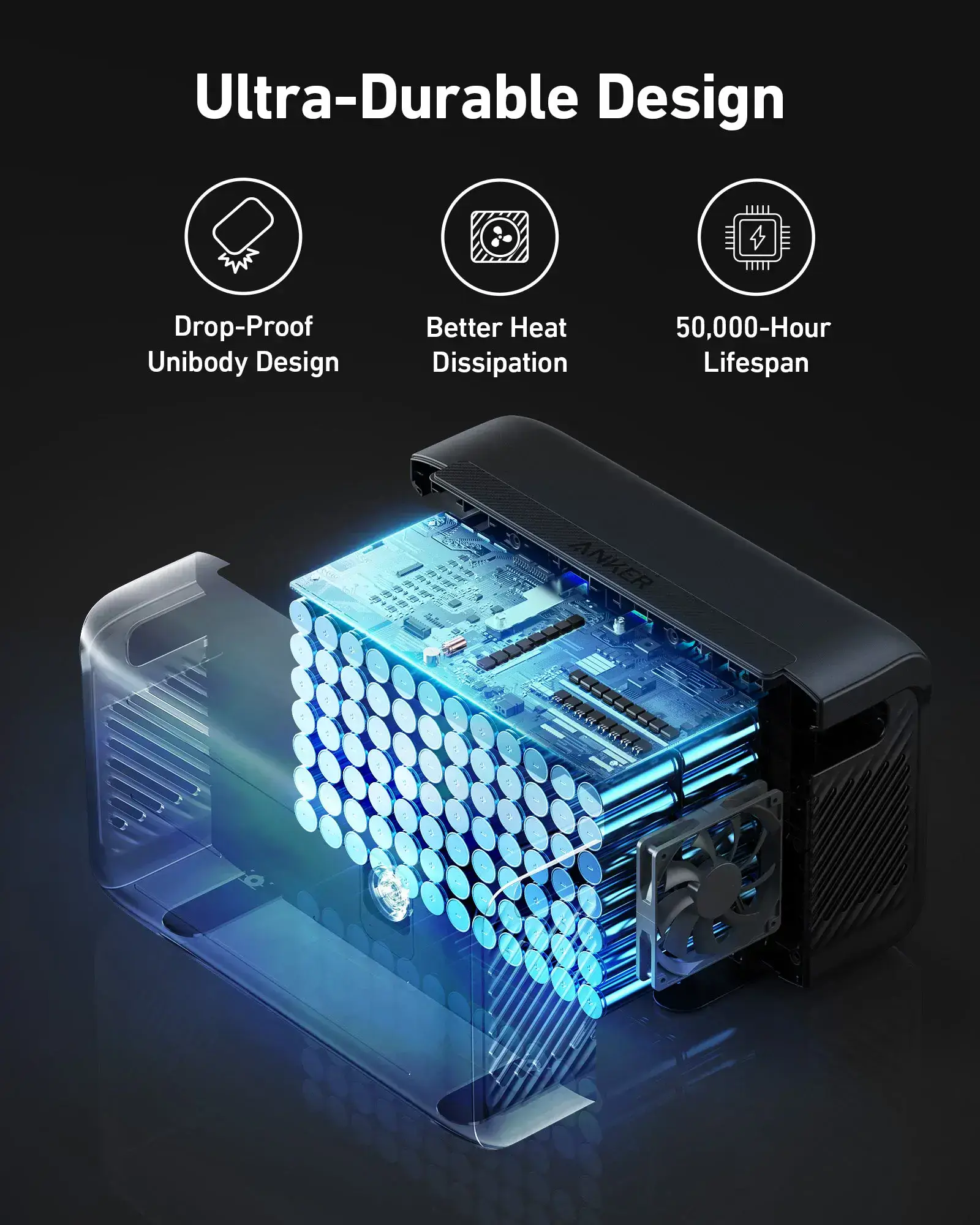 Додаткова батарея Anker SOLIX BP2000 Expansion Battery - 2048Wh