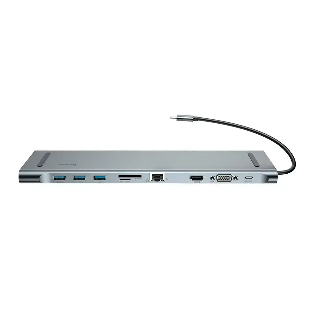 Док-станция для ноутбука Baseus Enjoyment Series Type-C Notebook HUB Adapter (CATSX-F0G)