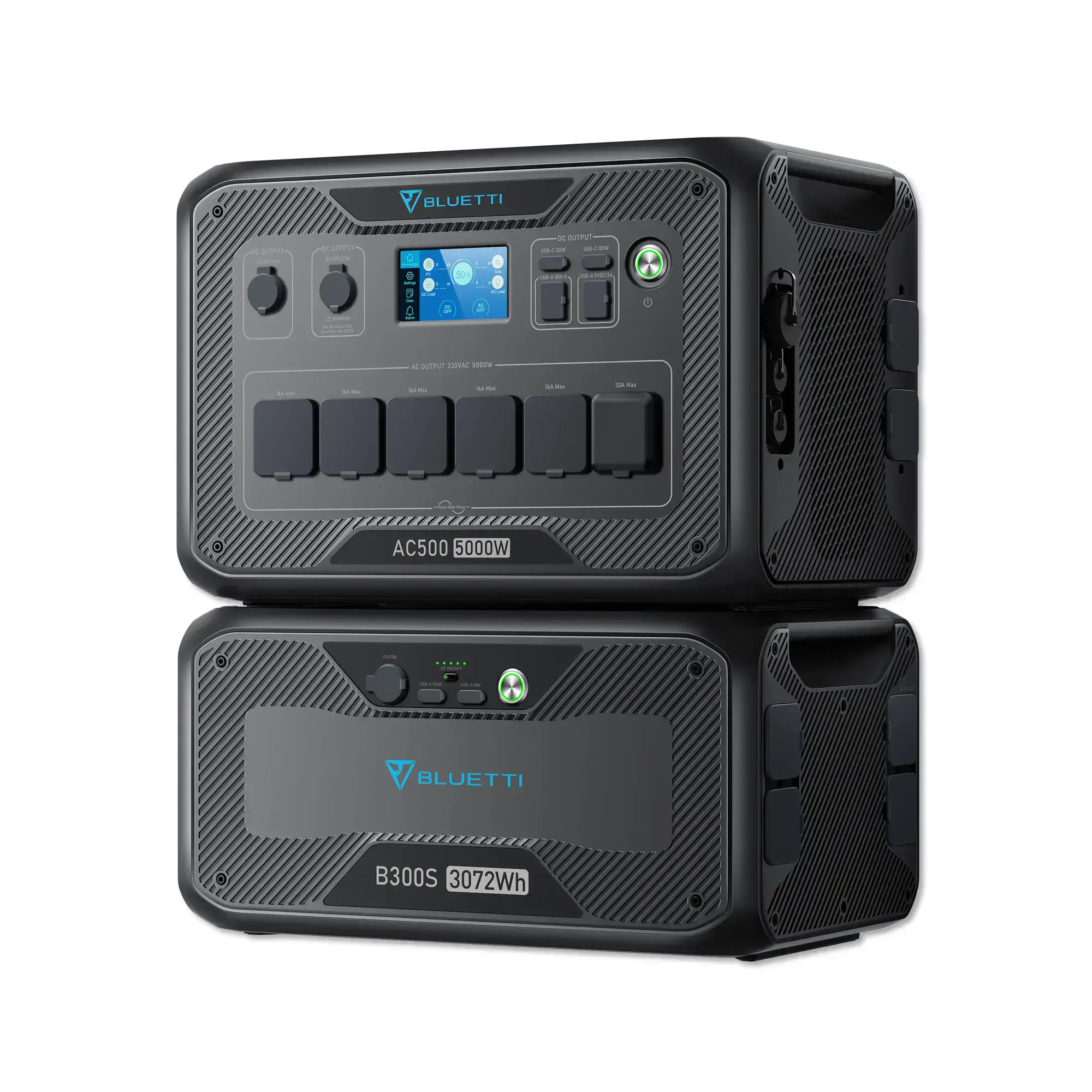 Домашня зарядна станція з додатковою батареєю BLUETTI AC500 + B300S Home Battery Backup