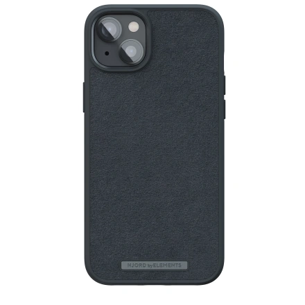 Чехол Njord Suede Comfort+ Case for iPhone 14 Plus - Black (NA42CM00)