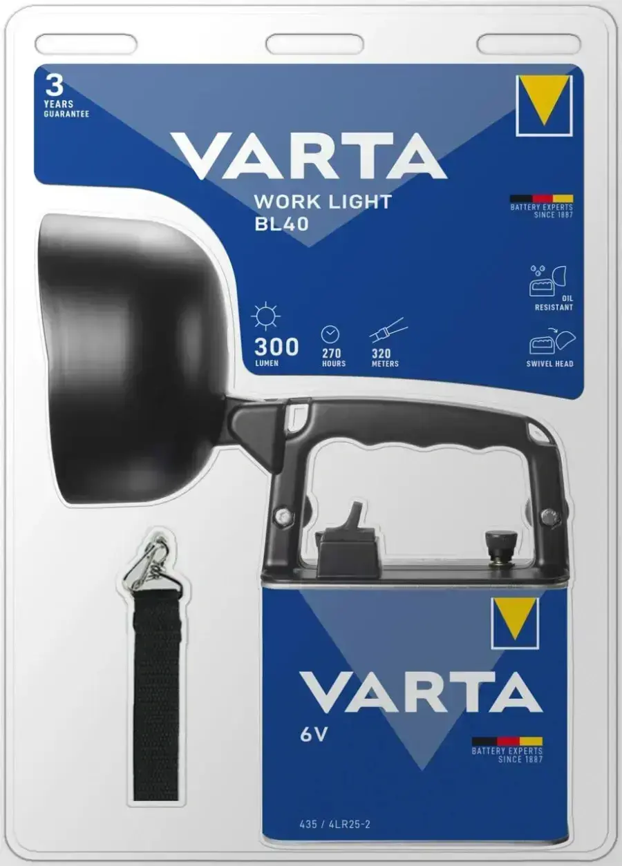 Інспекційний ліхтар Varta Work Flex BL40 (18660101421)