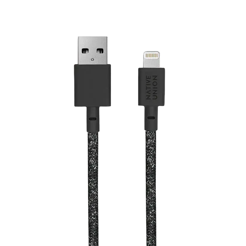 Кабель Native Union Night Cable USB-A to Lightning Cosmos Black (3 m) (NCABLE-L-CS-BLK-NP)