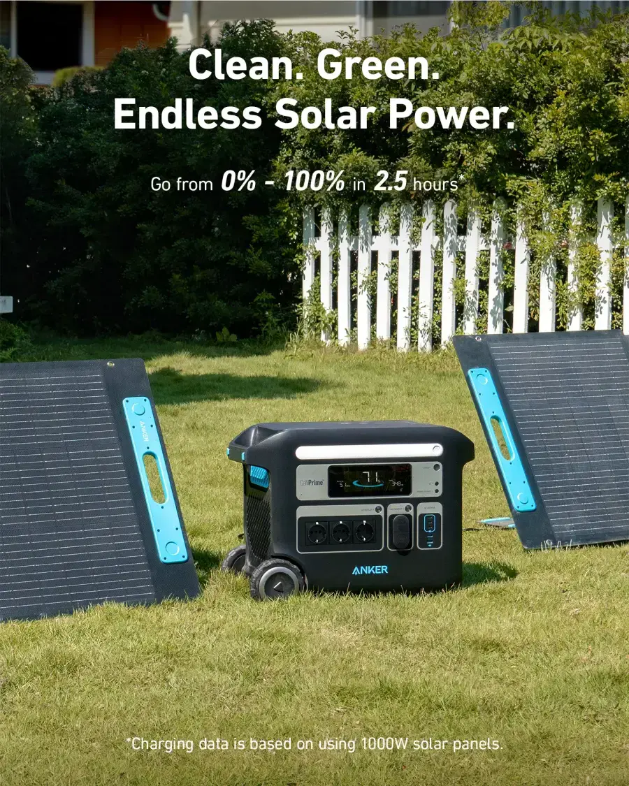 Комплект зарядна станція Anker SOLIX F2000 + Expansion Battery 4096Wh | 2300W