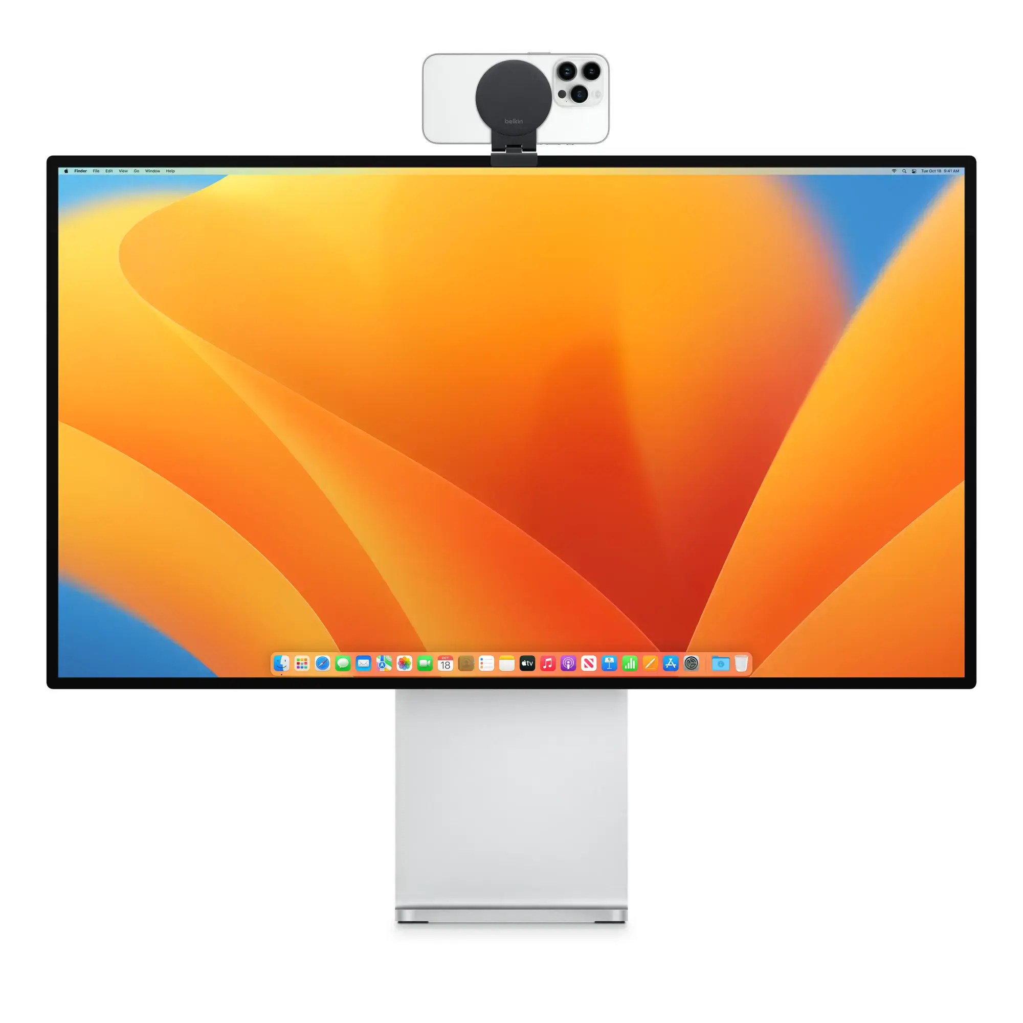 Крепление Belkin iPhone Mount with MagSafe for Mac desktops and displays (MMA007btGY)