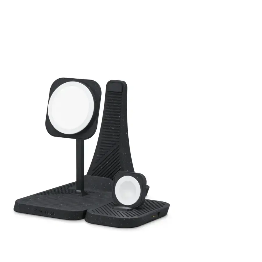 Модульна зарядна станція Zens 4-in-1 Modular Wireless Charger with iPad Charging Stand Black (ZEAPM03/00)
