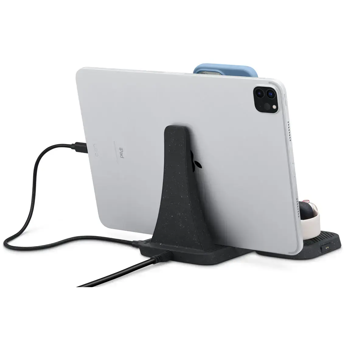Модульная зарядная станция Zens 4-in-1 Modular Wireless Charger with iPad Charging Stand Black (ZEAPM03/00)