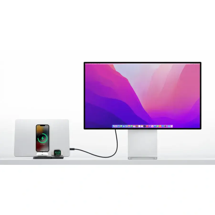 Модульна зарядна станція Zens 4-in-1 Modular Wireless Charger with iPad Charging Stand Black (ZEAPM03/00)