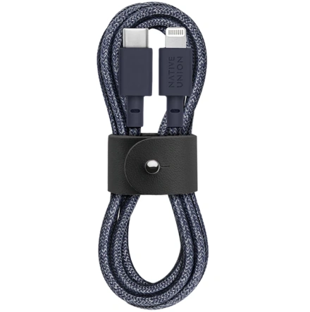 Native Union Belt Cable USB-C to Lightning Indigo (1.2 m) (BELT-CL-IND-2-NP)