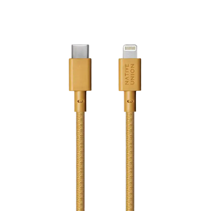 Native Union Belt Cable USB-C to Lightning Kraft (1.2 m) (BELT-CL-KFT-2-NP)