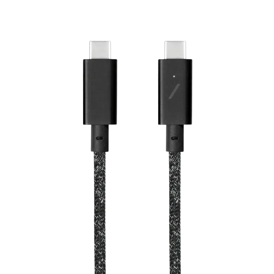 Native Union Belt Cable USB-C to USB-C Pro Cosmos Black (2.4 m) (BELT-C-CSBK-PRO-NP)