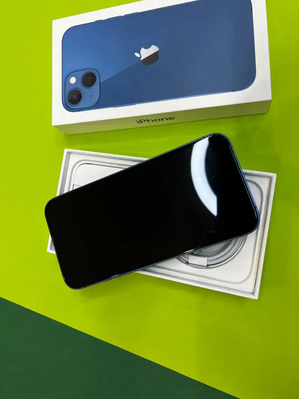 📲OPEN BOX Apple iPhone 13 128GB Blue (MLMT3, MLPK3),🔋99% (Состояние - новое, актив - 09.11.2022 / Комплект - полный | гарантия - 1 мес.)
