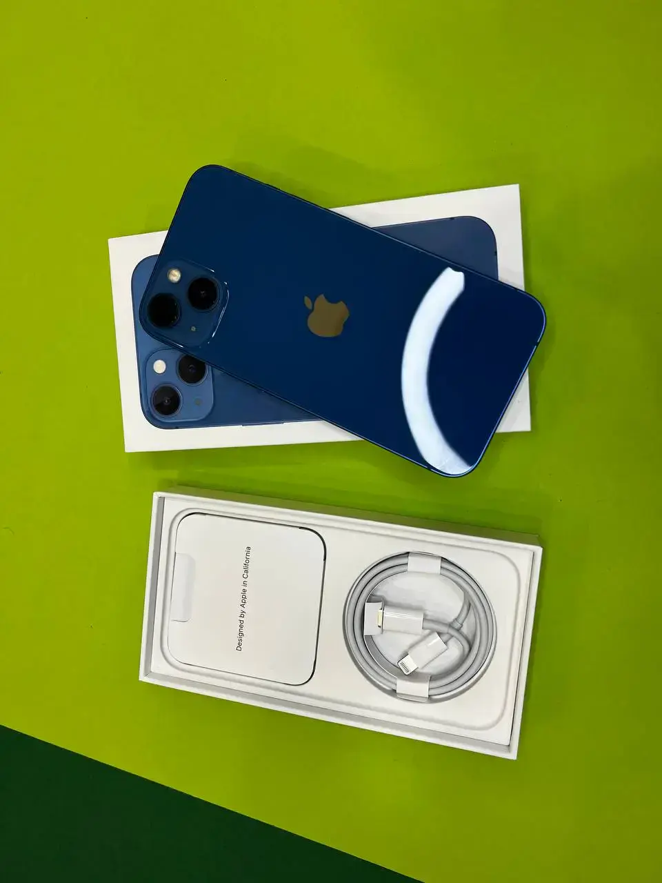 📲OPEN BOX Apple iPhone 13 128GB Blue (MLMT3, MLPK3),🔋99% (Состояние - новое, актив - 09.11.2022 / Комплект - полный | гарантия - 1 мес.)