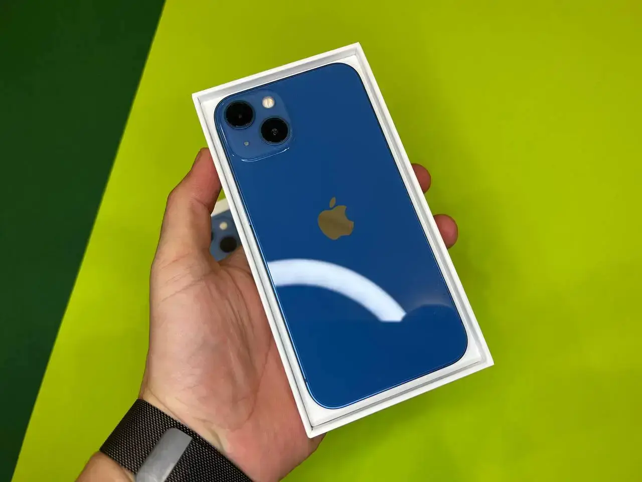 📲OPEN BOX Apple iPhone 13 128GB Blue (MLMT3, MLPK3),🔋99% (Состояние - новое, актив - 09.11.2022 / Комплект - полный | гарантия - 1 мес.)