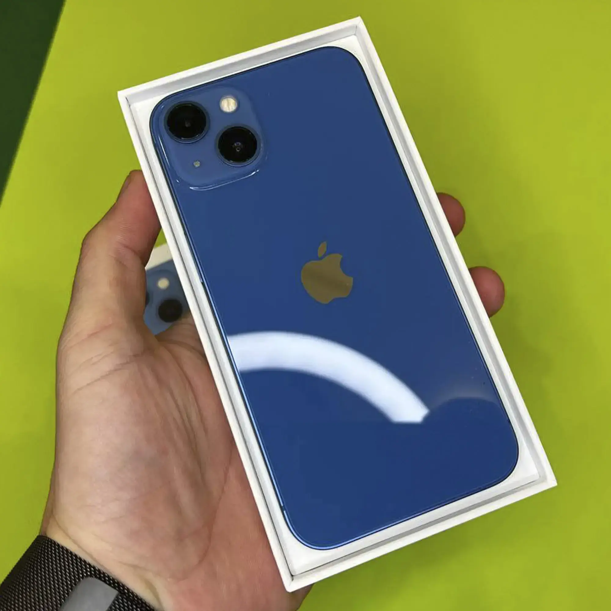 📲OPEN BOX Apple iPhone 13 128GB Blue (MLMT3, MLPK3),🔋99% (Стан - новий, актив - 09.11.2022 / Комплект - повний | гарантія - 1 міс.)