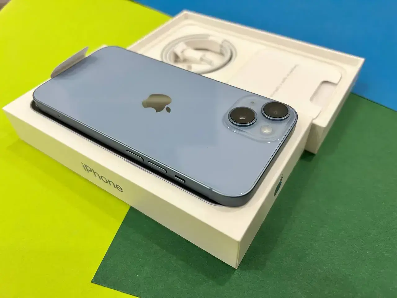 📲OPEN BOX Apple iPhone 14 128GB Blue (MPVN3),🔋100% (Стан - новий, актив 23.11.2022)