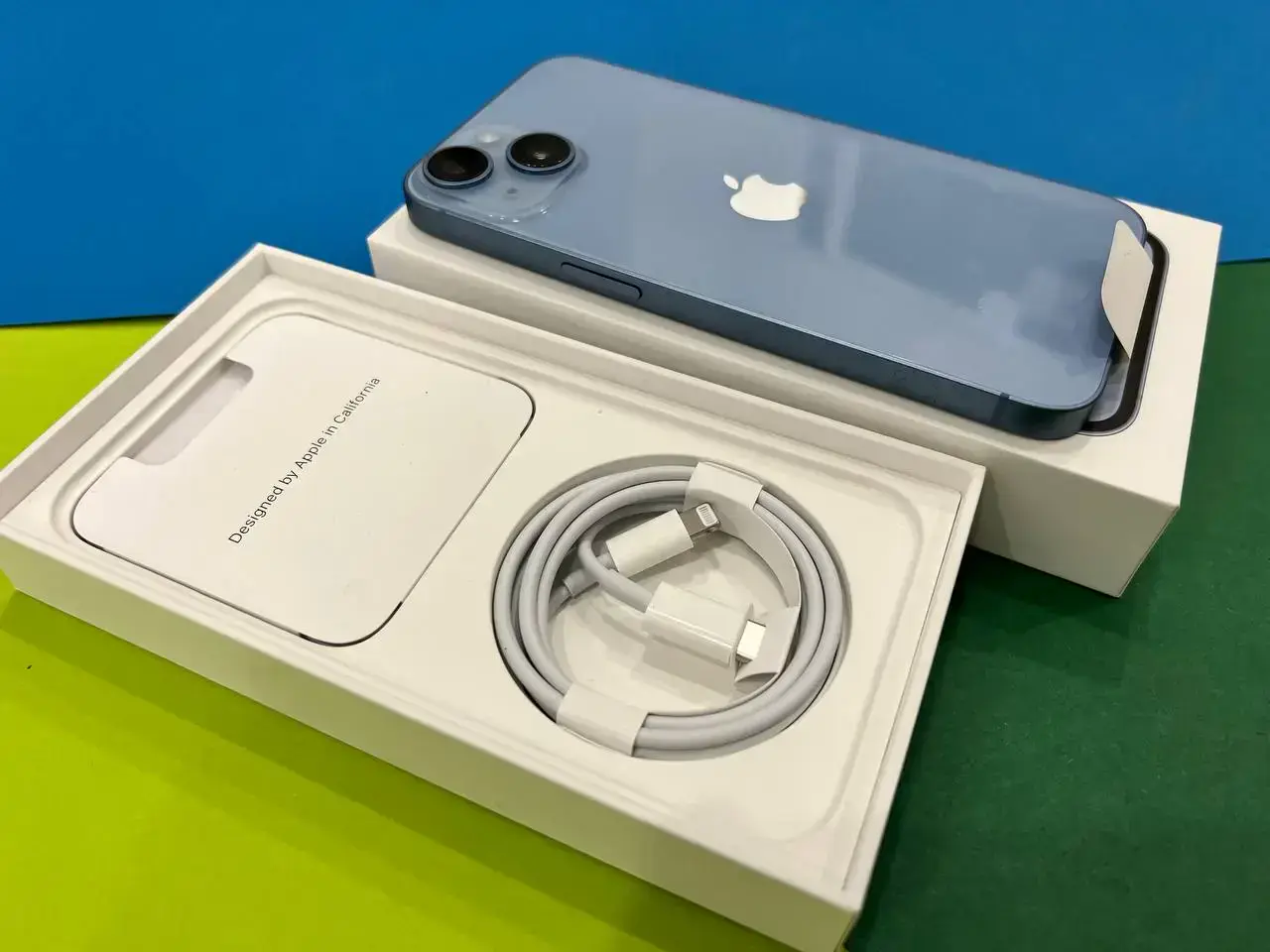 📲OPEN BOX Apple iPhone 14 128GB Blue (MPVN3),🔋100% (Стан - новий, актив 23.11.2022)