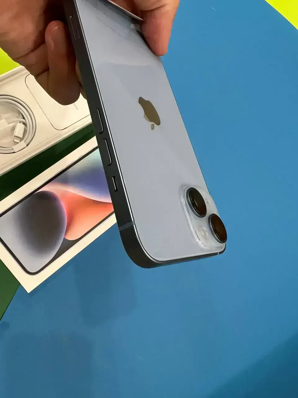 📲OPEN BOX Apple iPhone 14 128GB Blue (MPVN3),🔋100% (Стан - новий, актив 23.11.2022)