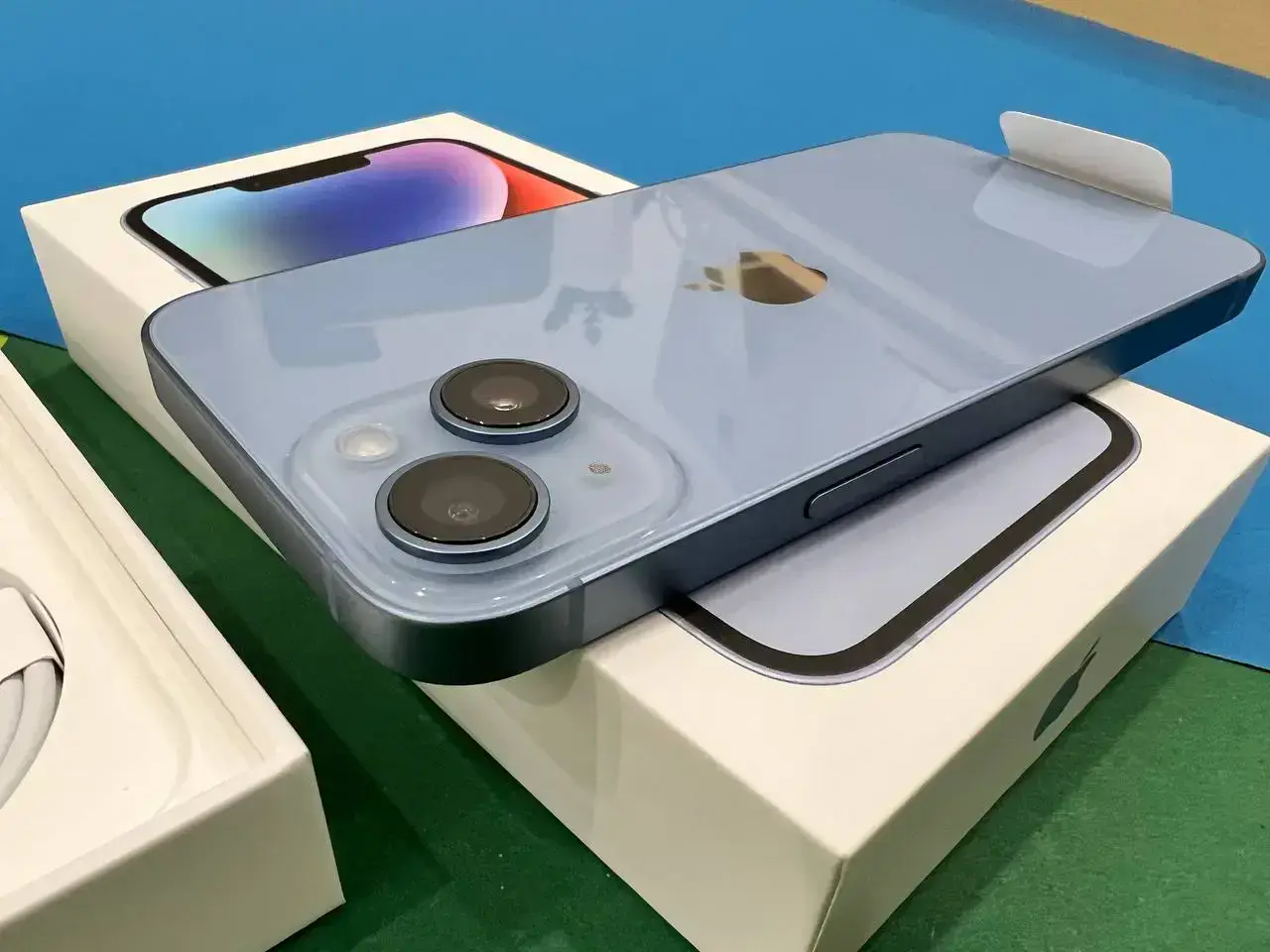 📲OPEN BOX Apple iPhone 14 128GB Blue (MPVN3),🔋100% (Стан - новий, актив 23.11.2022)