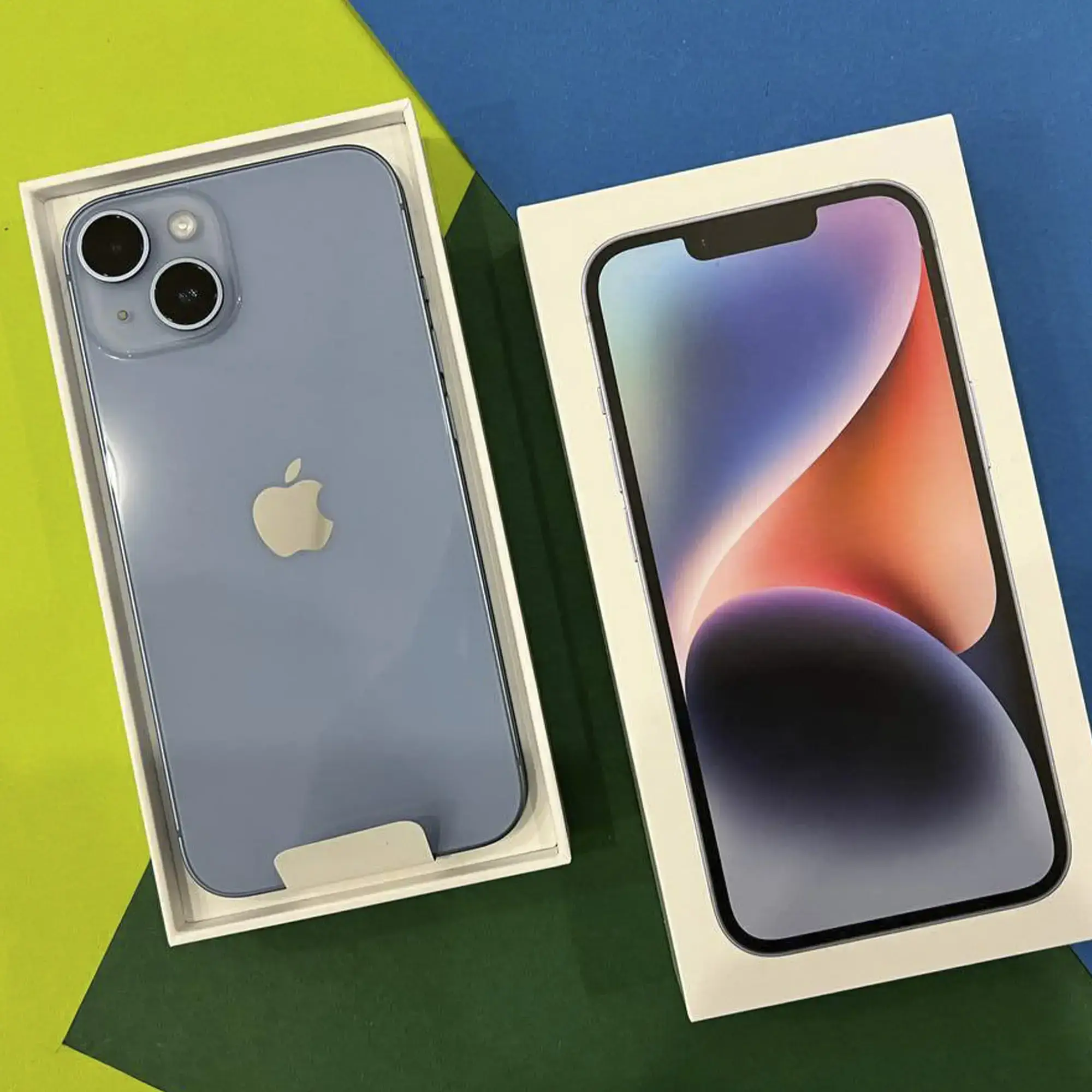 📲OPEN BOX Apple iPhone 14 128GB Blue (MPVN3),🔋100% (Стан - новий, актив 23.11.2022)