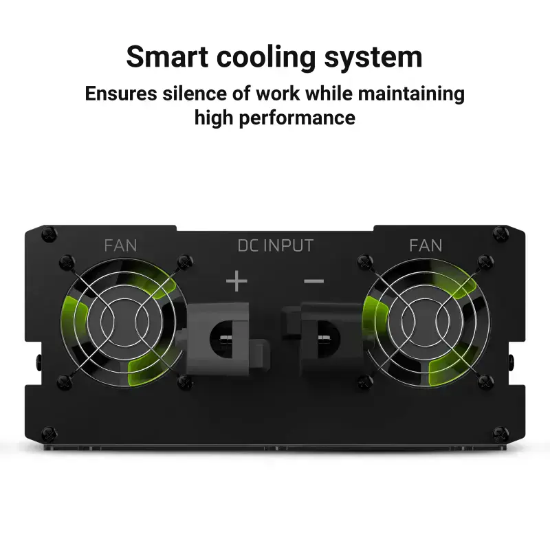 Перетворювач напруги Green Cell Car Power Inverter Converter 24V to 230V 3000W/6000W Pure sine