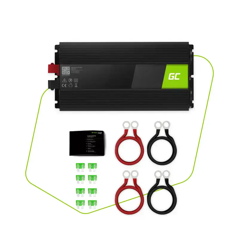 Перетворювач напруги Green Cell Car Power Inverter Converter 24V to 230V 3000W/6000W Pure sine