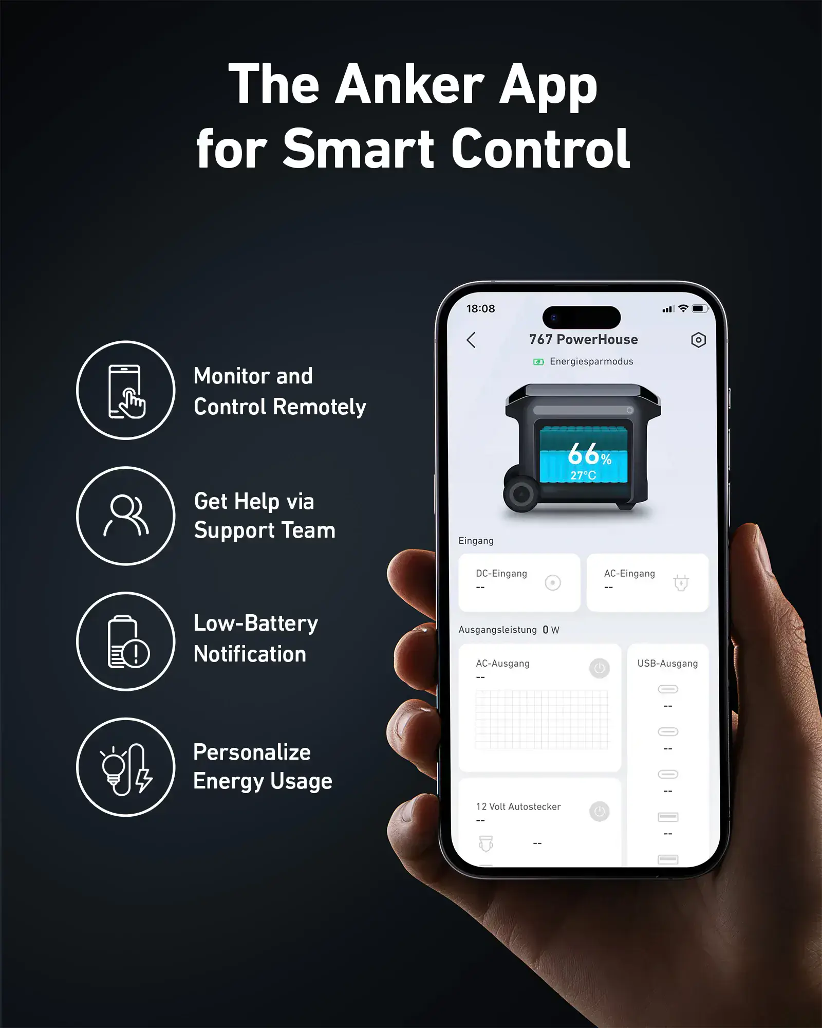 Портативная зарядная станция Anker 767 PowerHouse - 2048Wh | 2300W