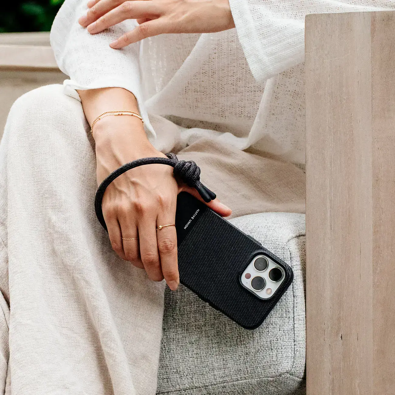Ремінь на зап'ястя Native Union City Grip Black (SLING-WRI-BLK-RP2, SLING-WRI-BLK-RP)