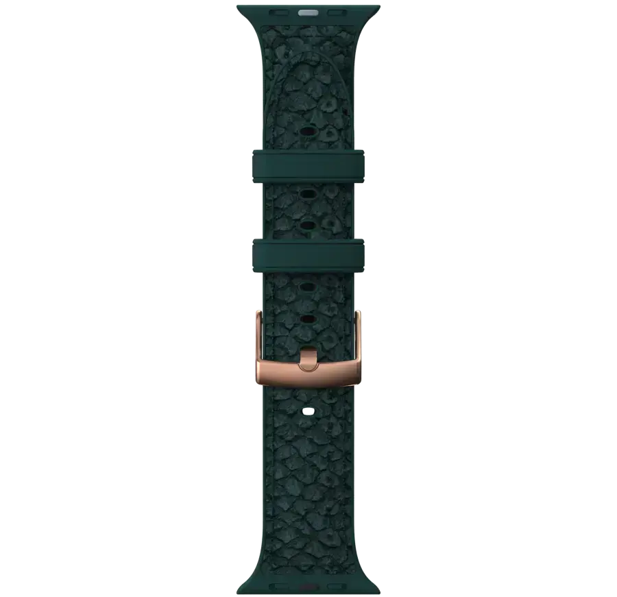 Ремінець Njord Salmon Leather Strap for Apple Watch 38/40/41/42mm - Dark Green (SL14112)