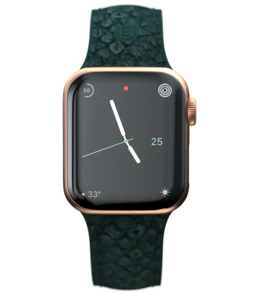 Ремінець Njord Salmon Leather Strap for Apple Watch 38/40/41/42mm - Dark Green (SL14112)
