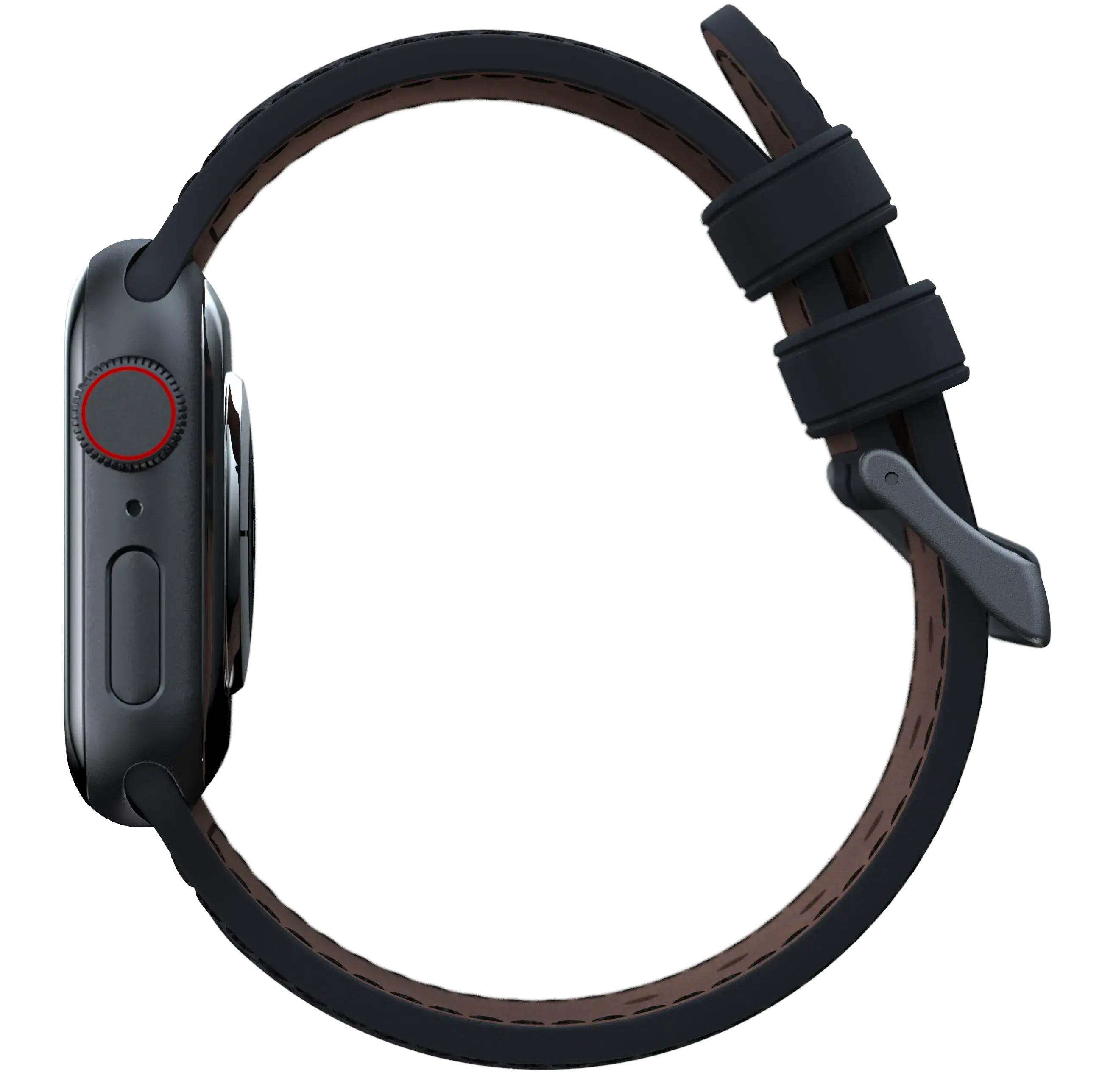 Ремінець Njord Salmon Leather Strap for Apple Watch 38/40/41/42mm - Dark Grey (SL14110)