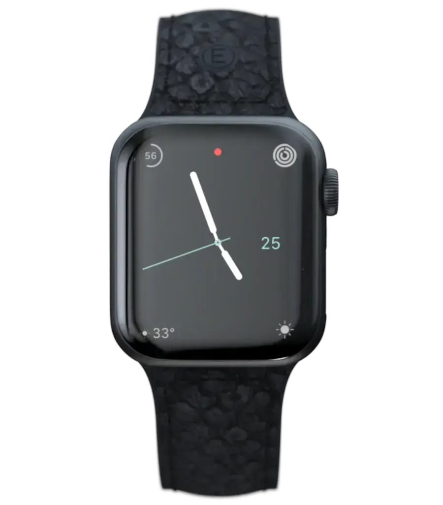 Ремешок Njord Salmon Leather Strap for Apple Watch 38/40/41/42mm - Dark Grey (SL14110)