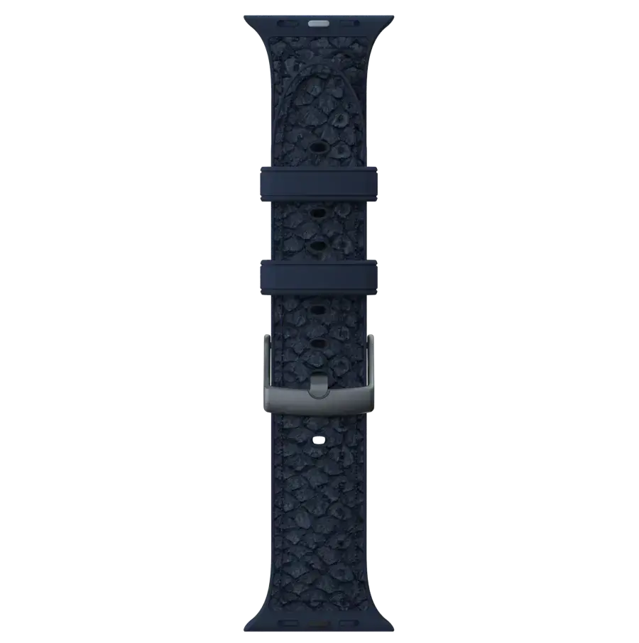 Ремінець Njord Salmon Leather Strap for Apple Watch 38/40/41/42mm - Petrol (SL14111)