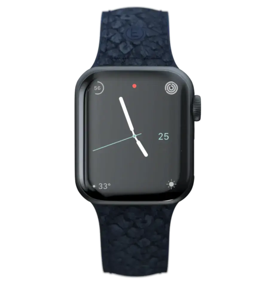 Ремінець Njord Salmon Leather Strap for Apple Watch 38/40/41/42mm - Petrol (SL14111)