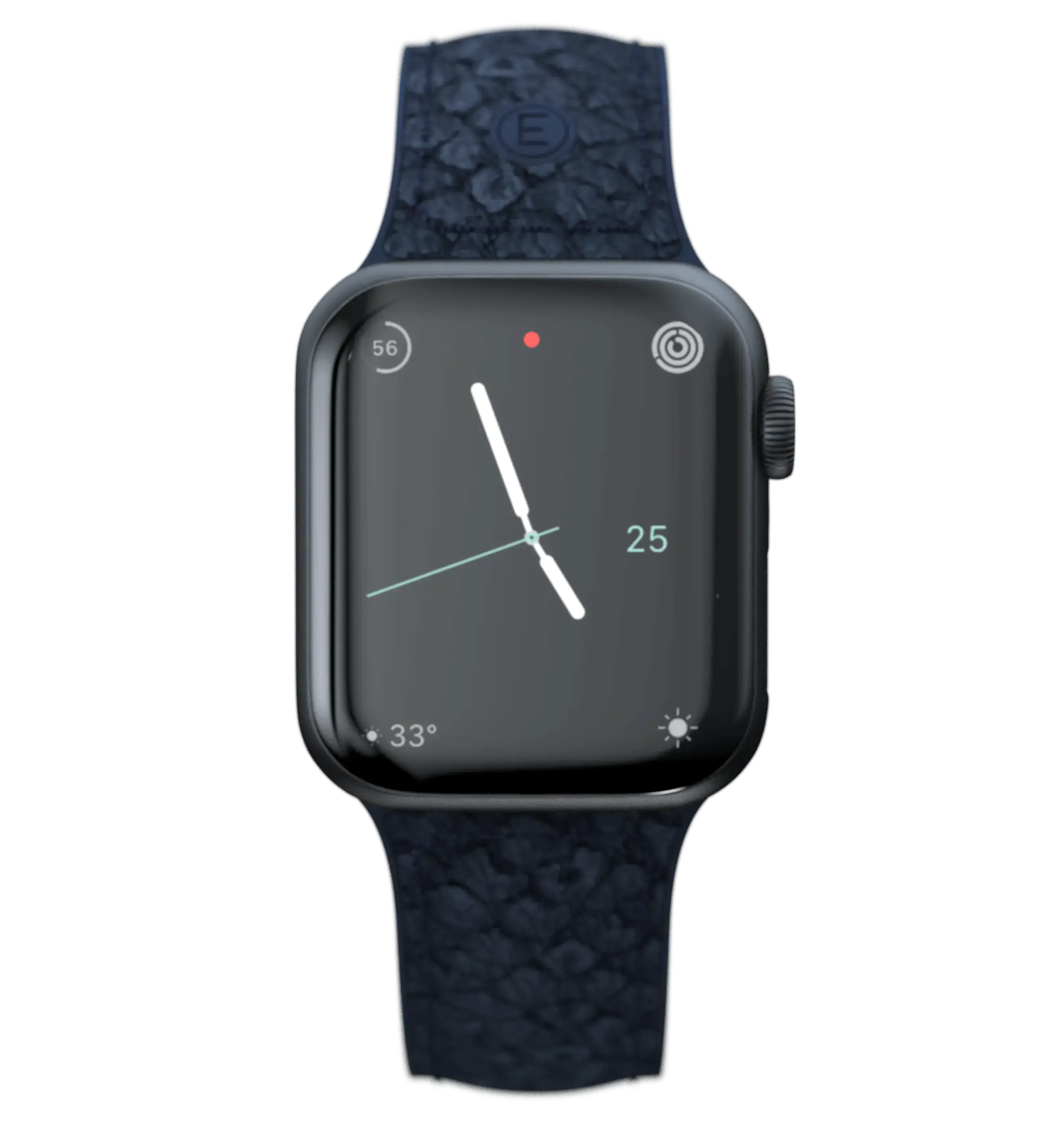 Ремінець Njord Salmon Leather Strap for Apple Watch 44/45/46/49mm - Petrol (SL14121)