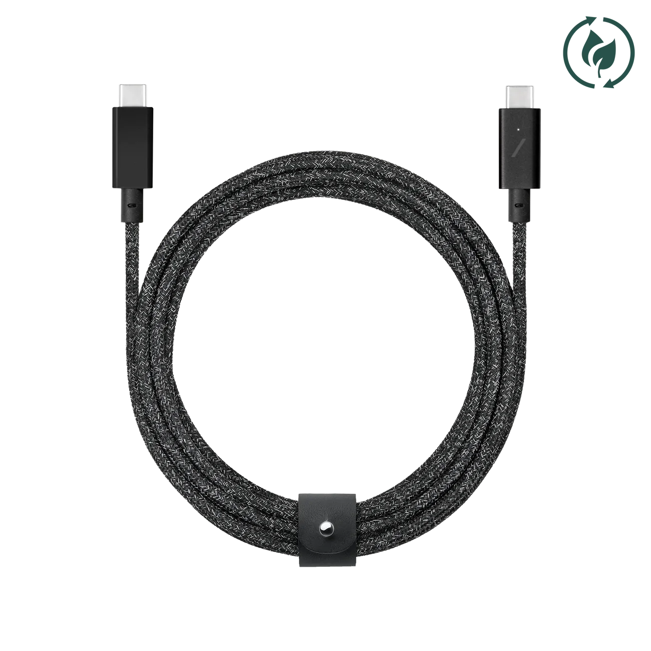 Native Union Belt Cable USB-C to USB-C Pro Cosmos Black (2.4 m) (BELT-C-CSBK-PRO-NP)