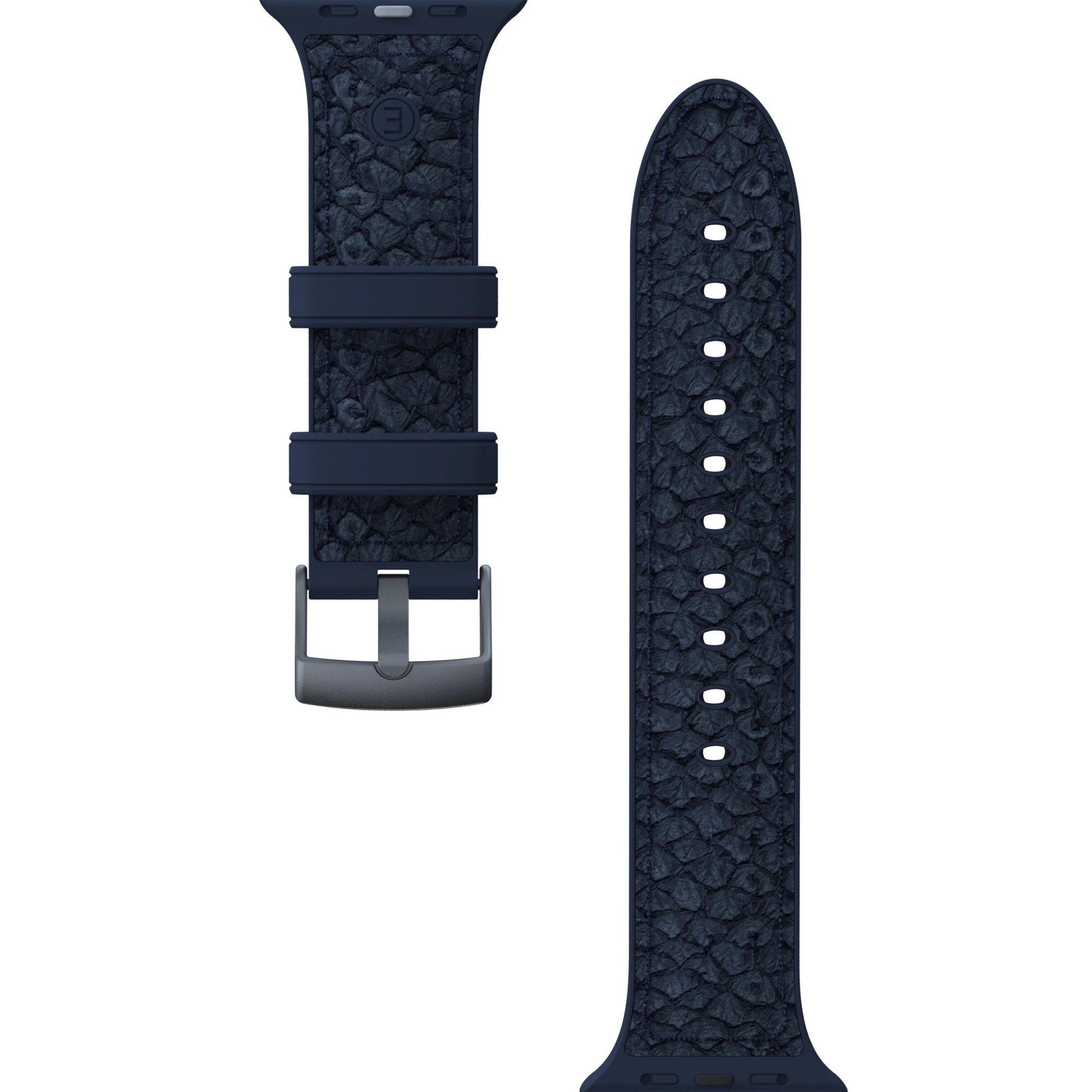 Ремінець Njord Salmon Leather Strap for Apple Watch 44/45mm - Petrol (SL14121)