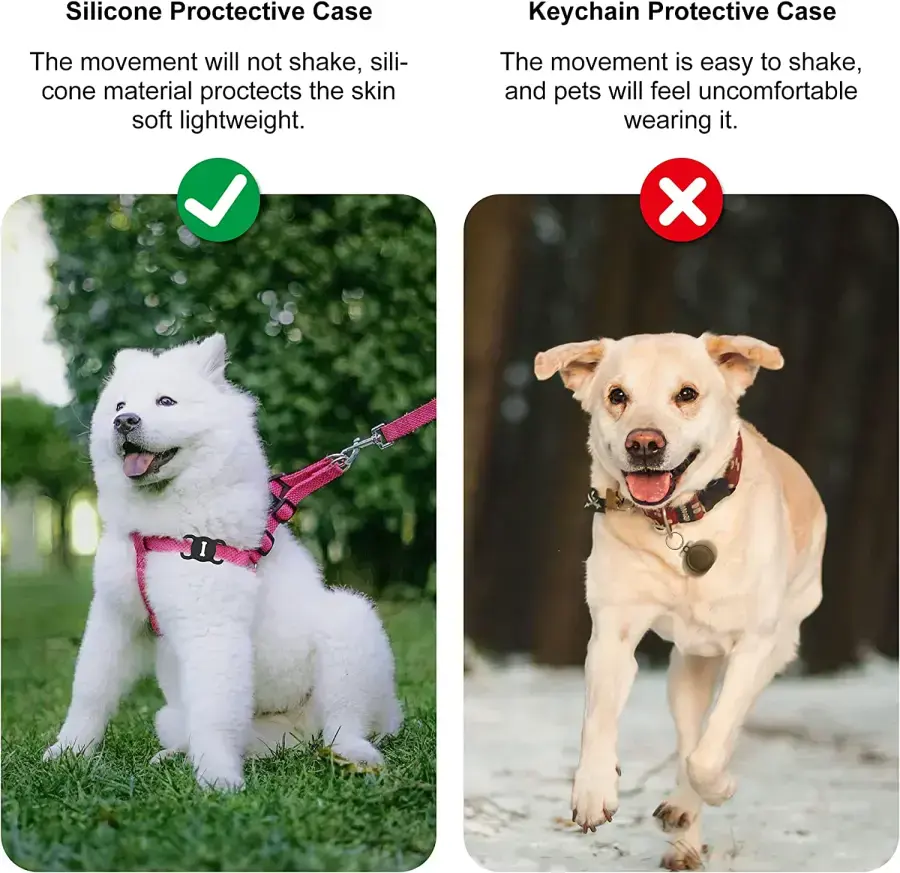 Держатель DLENP Dog Collar Holder for AirTag - Black (B097RLJ77Y)