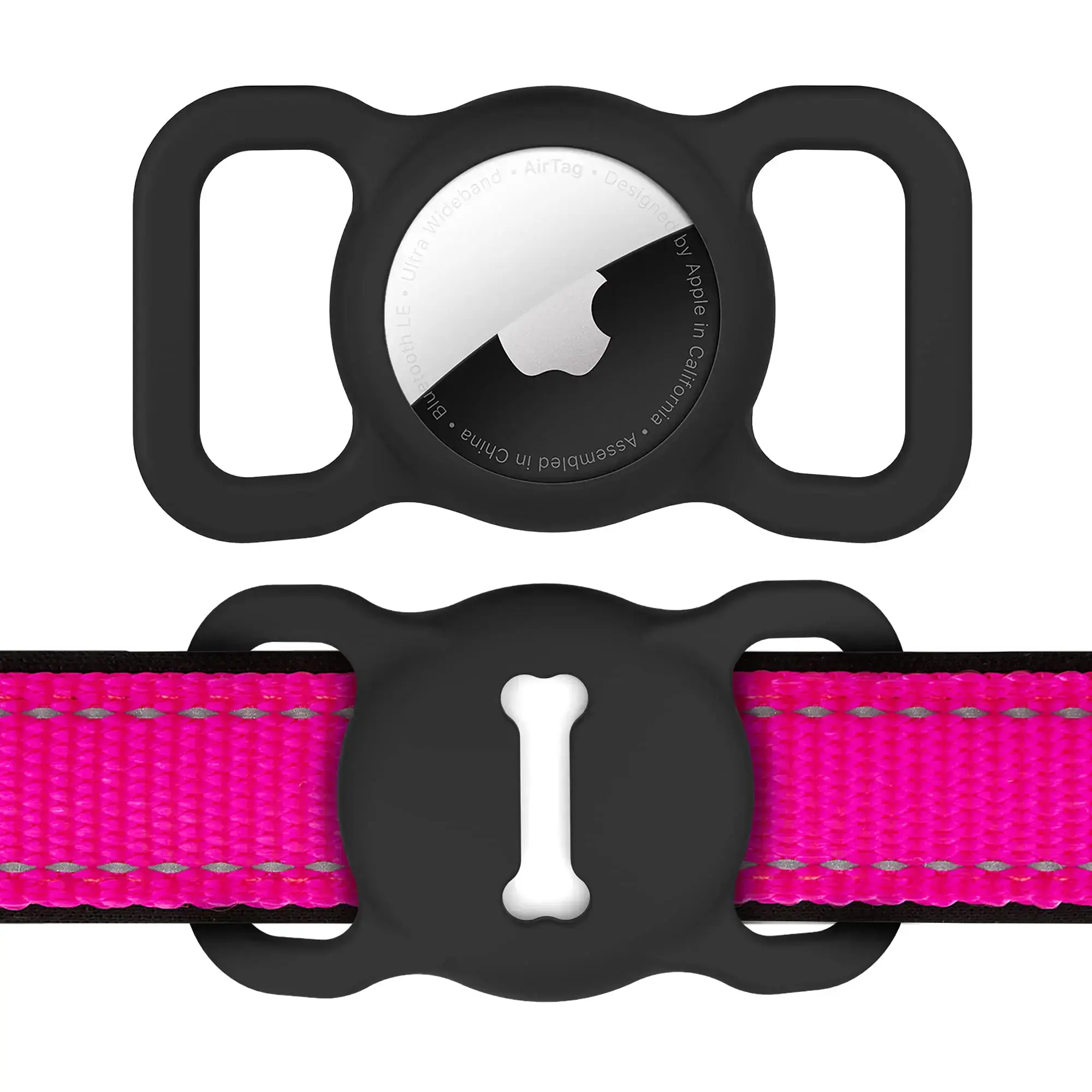 Тримач DLENP Dog Collar Holder for AirTag - Black (B097RLJ77Y)