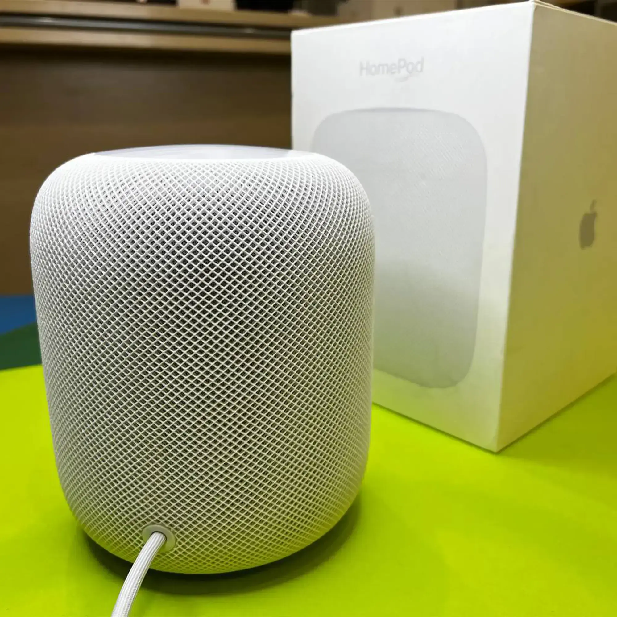 USED Apple HomePod White (MQHV2), (Стан - 9/10, гарантія - 1 міс.)