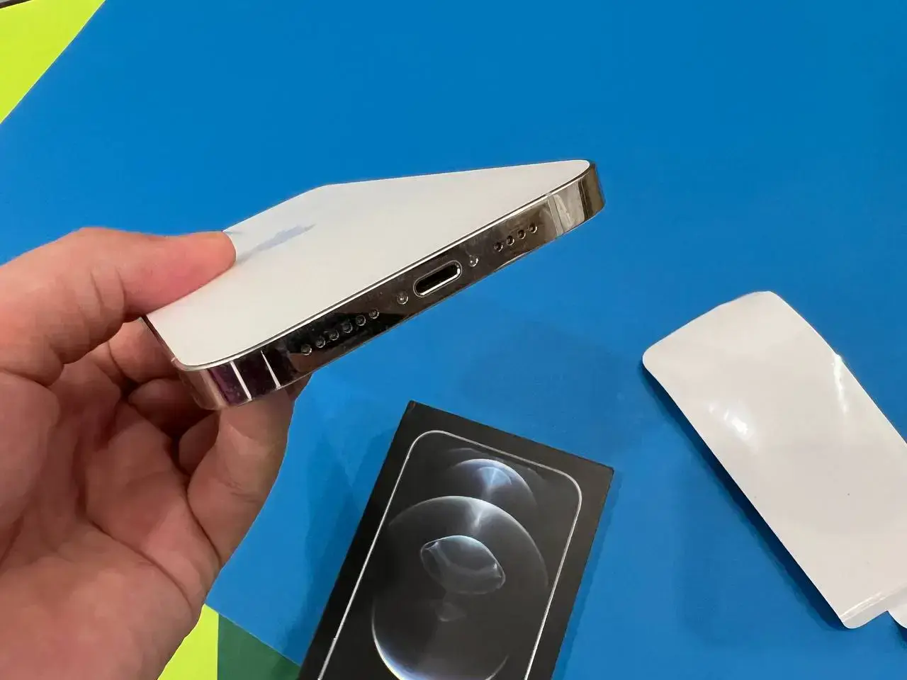 📲USED Apple iPhone 12 Pro Max 256GB Silver (MGCL3, MGDD3),🔋87% (Стан - 8.5/10, Комплект - повний | гарантія - 1 міс.)