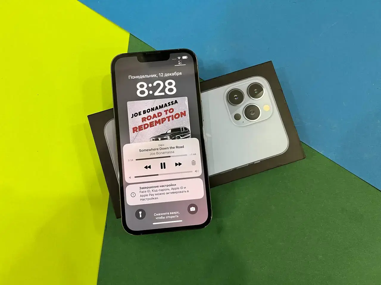 📲USED Apple iPhone 13 Pro 128GB Sierra Blue (MLTT3, MLVD3),🔋89% (Стан - 9/10, Комплект - повний | гарантія - 1 міс.)